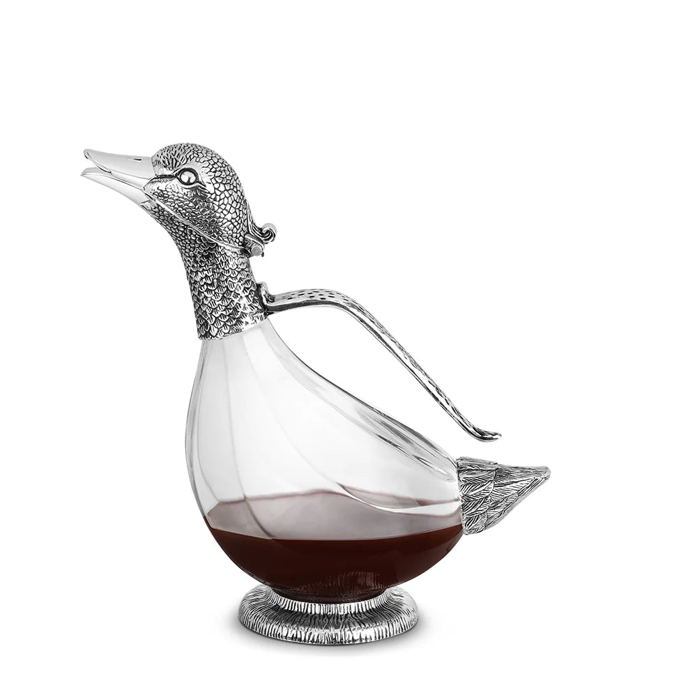 Newbridge Silverware Silver Plated Duck Wine Decanter-Goviers