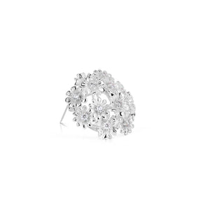 Newbridge Silverware Silver Plated Floral Cluster Brooch-Goviers