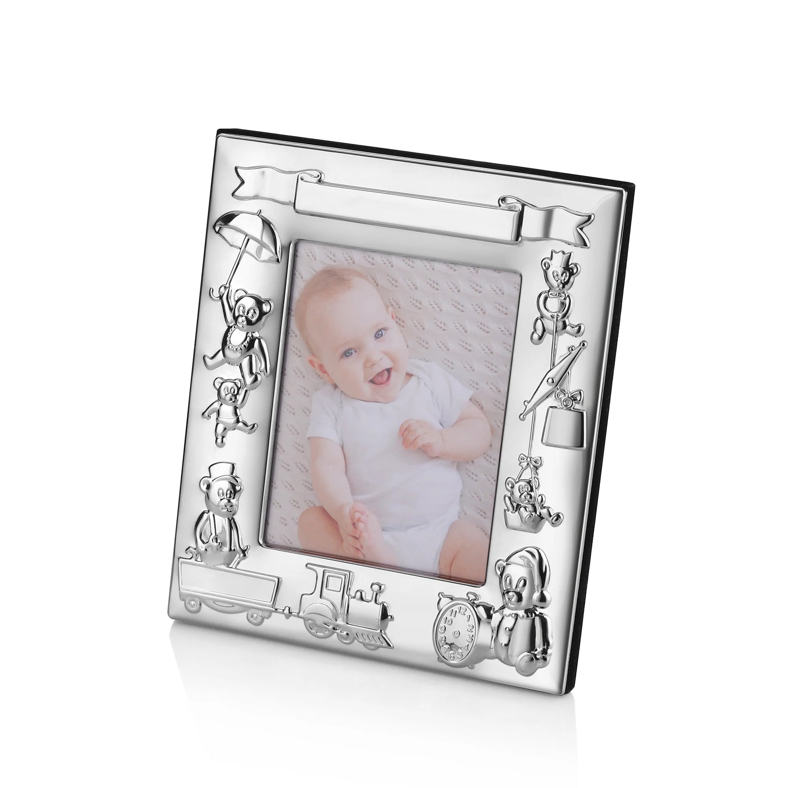 Newbridge Silverware Silver Plated Teddy Bear Frame 3x5"-Goviers