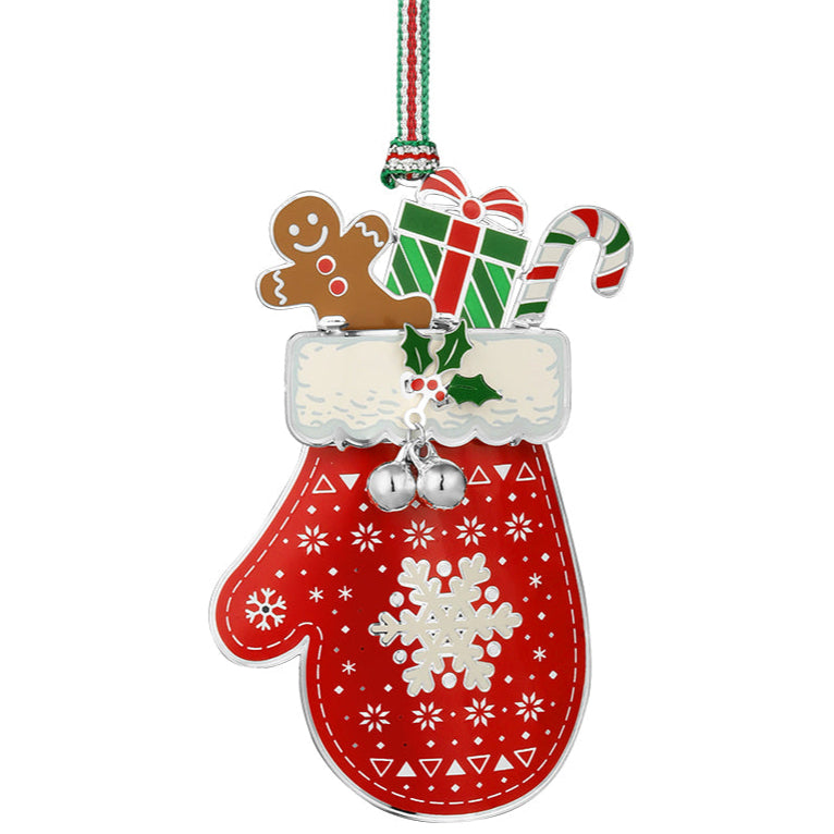Newbridge Silverware Snow Mitten Christmas Tree Decoration-Goviers