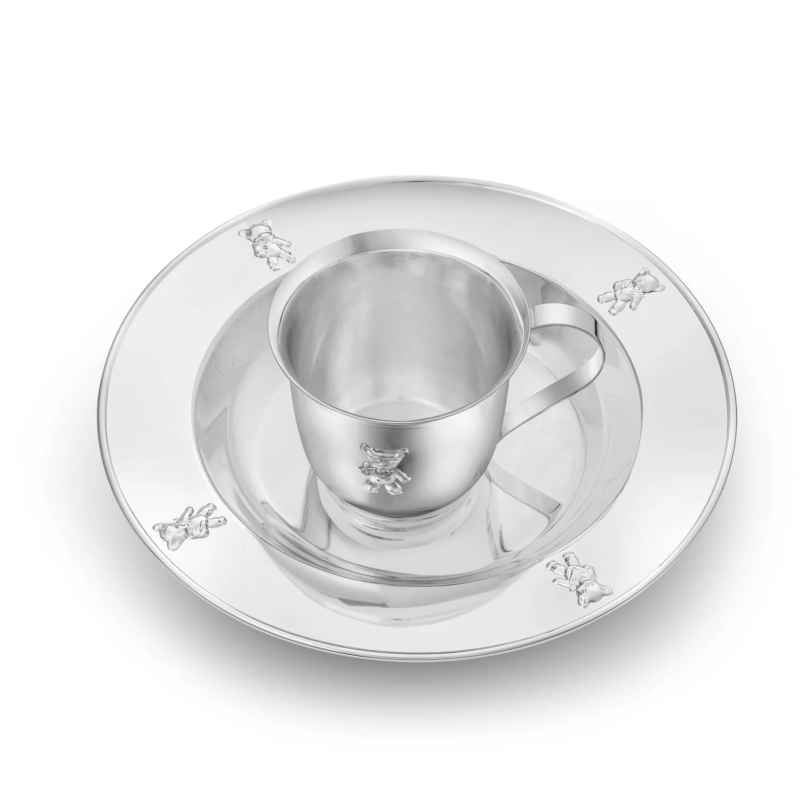 Newbridge Silverware Teddy Bear Cup & Plate Set-Goviers