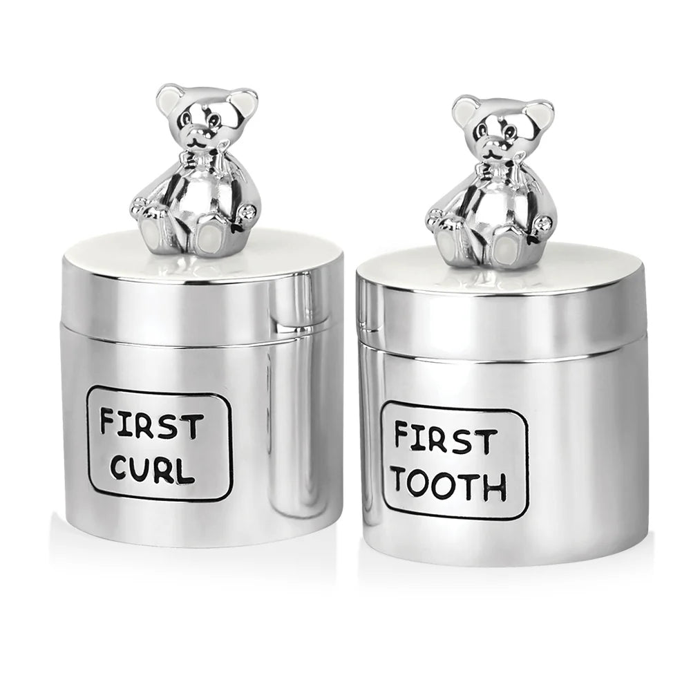Newbridge Silverware Teddy Bear Tooth & Curl Set-Goviers