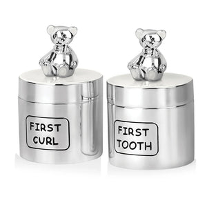 Newbridge Silverware Teddy Bear Tooth & Curl Set-Goviers