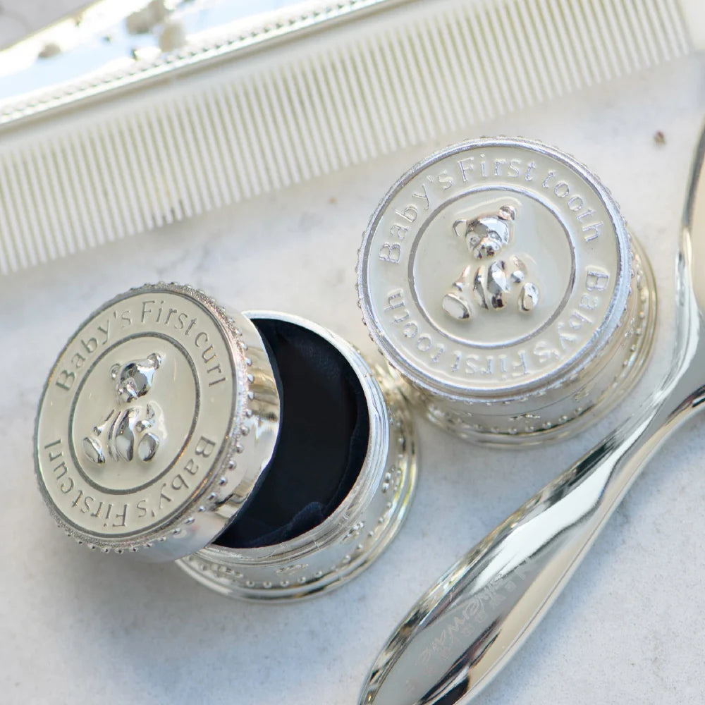 Newbridge Silverware Teddy Bear Tooth and Curl set-Goviers