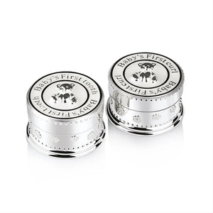 Newbridge Silverware Teddy Bear Tooth and Curl set-Goviers