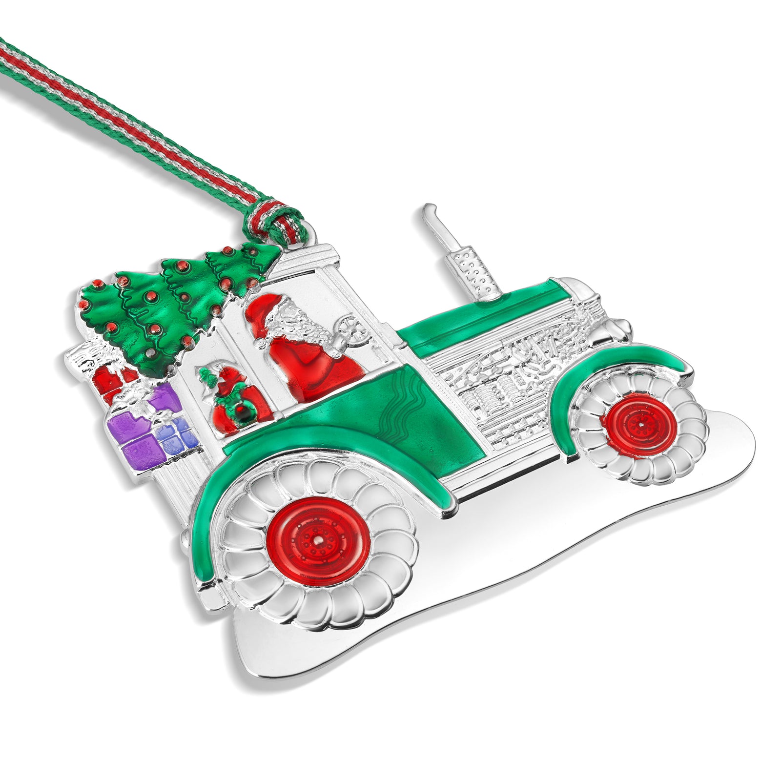 Newbridge Silverware Tractor Christmas Tree Decoration-Goviers