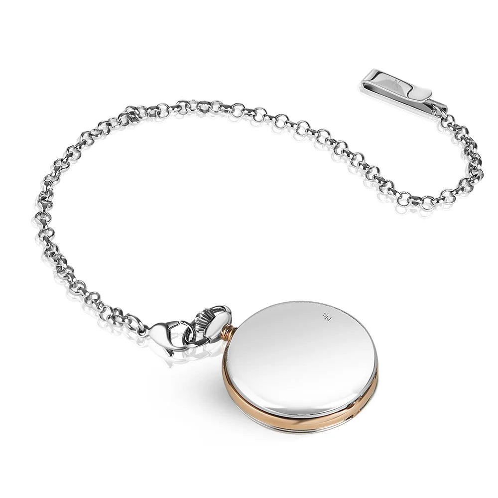 Newbridge Silverware Two Tone Pocket Watch-Goviers