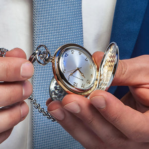Newbridge Silverware  Two Tone Pocket Watch
