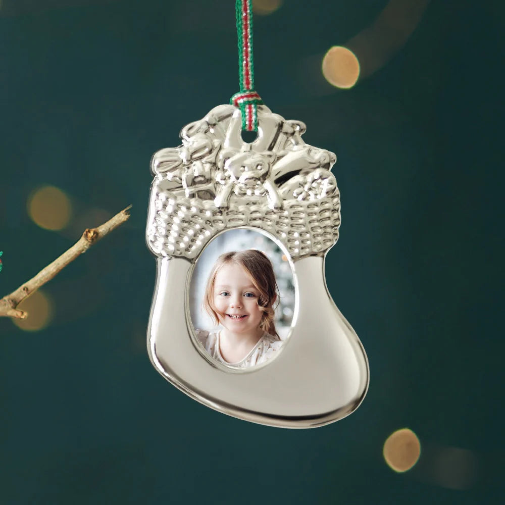 Newbridge Silverware Xmas Sock with Photo Frame-Goviers