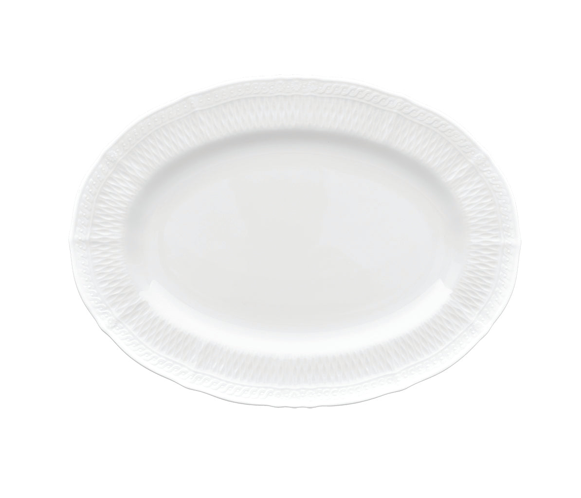 Noritake Cher Blanc Oval Platter Medium-homeware-Goviers