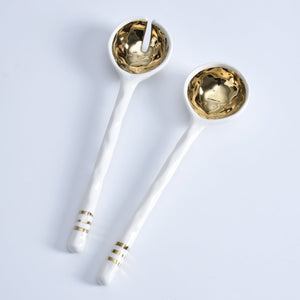 Pampa Bay Accessories Salad Server Set gold-Goviers