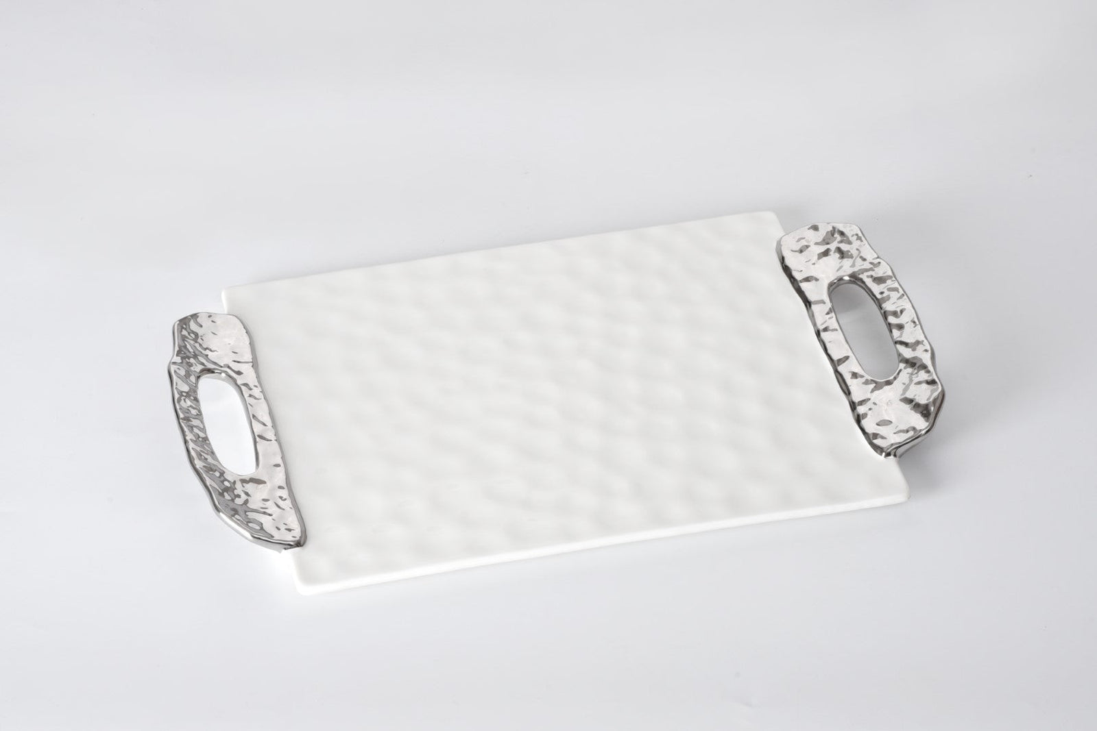 Pampa Bay Accessories Tray with Silver Handles-Goviers
