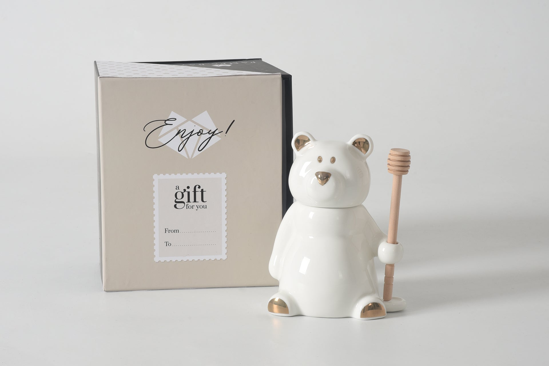 Pampa Bay Get Gifty Honey Bear Jar-Goviers