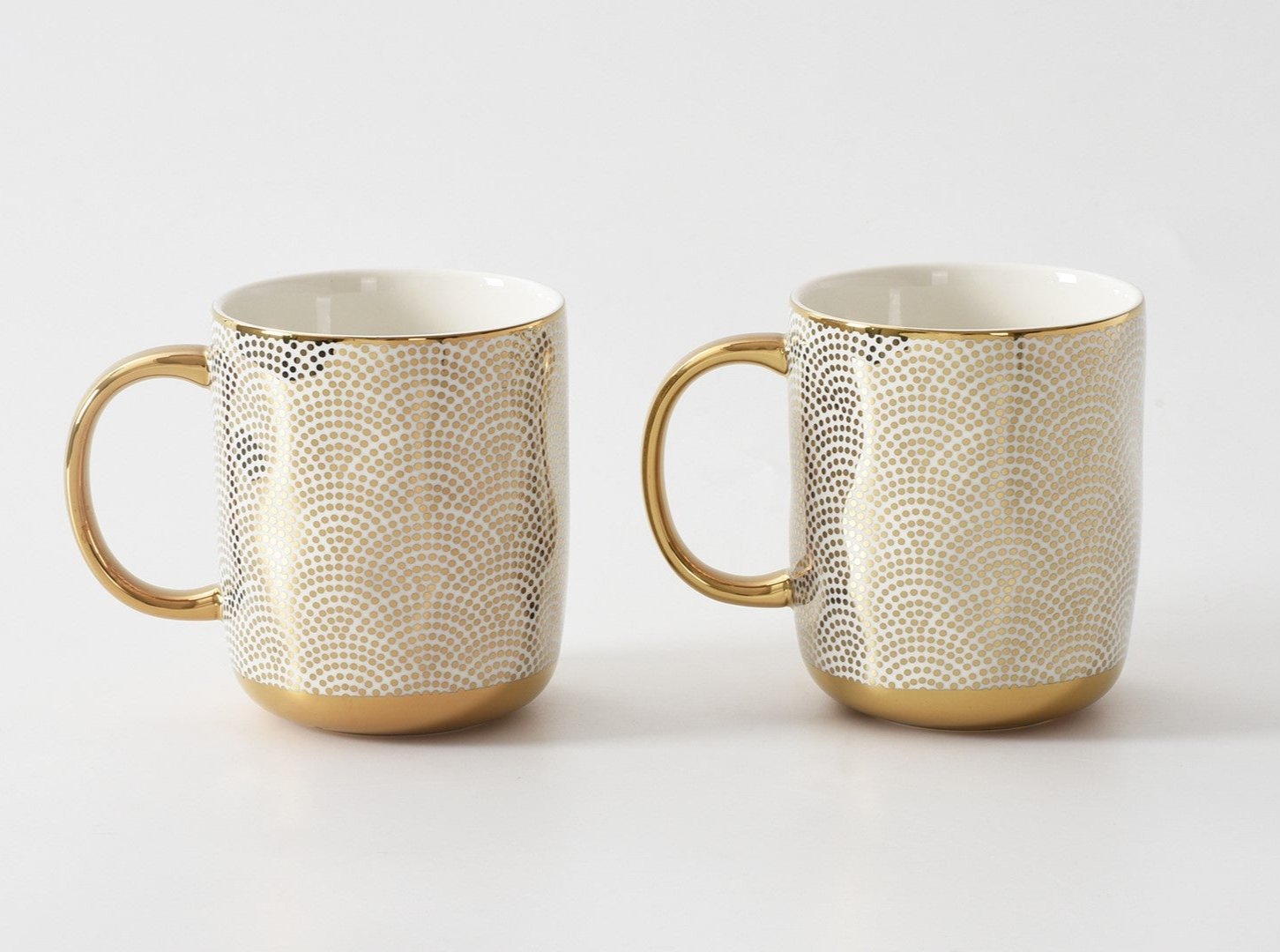 Pampa Bay Get Gifty Set of 2 Dotted Mugs-Goviers