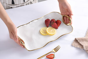 Pampa Bay Golden Handles Small Platter-Goviers