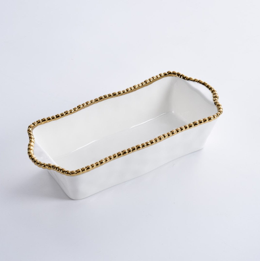 Pampa Bay Golden Salerno Loaf Baking Dish-Goviers