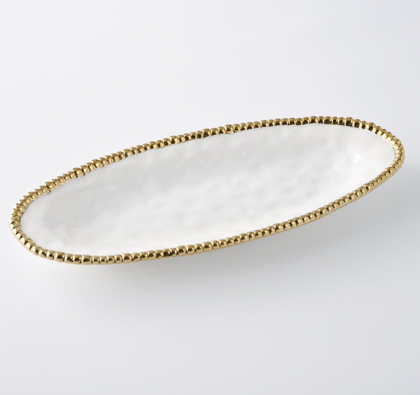 Pampa Bay Golden Salerno Oval Serving Piece-Goviers