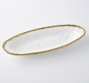 Pampa Bay Golden Salerno Oval Serving Piece-Goviers