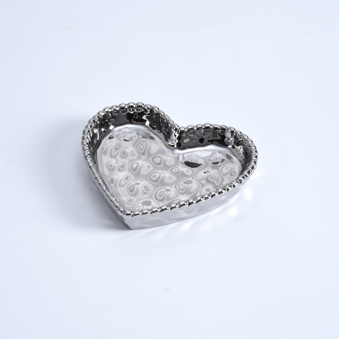 Pampa Bay Love Is In The Air Mini Heart Dish Silver-Goviers