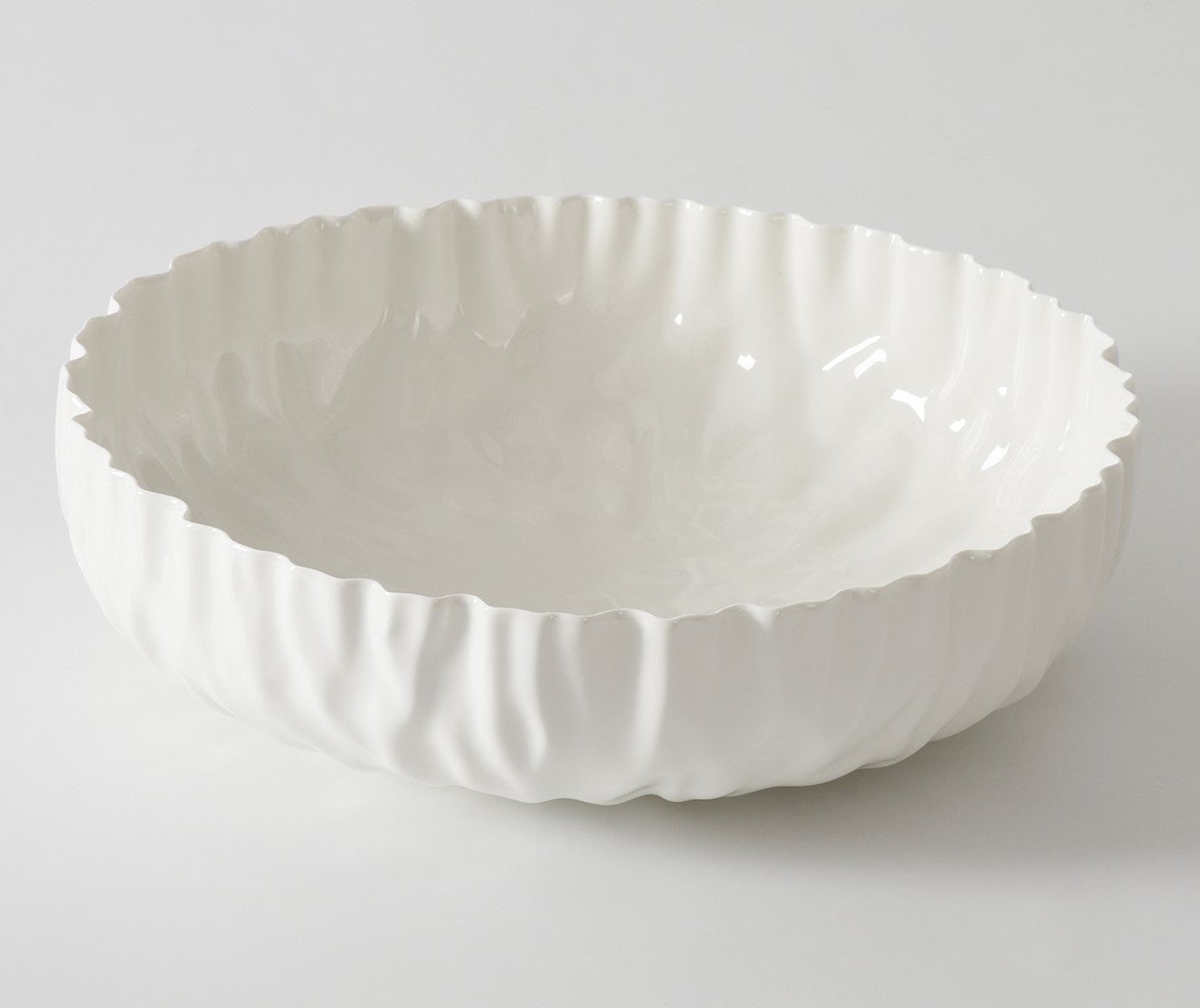 Pampa Bay Mascali Bianca Extra Large Shallow Bowl-Goviers