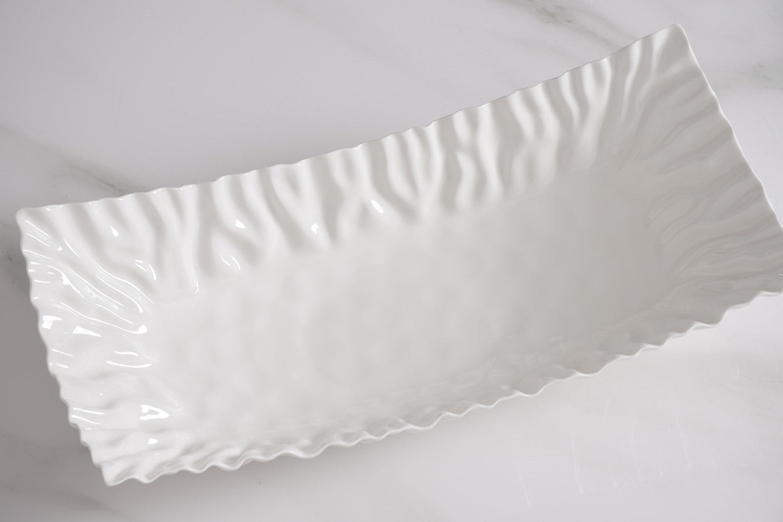 Pampa Bay Mascali Bianca Rectangular Centrepiece-Goviers