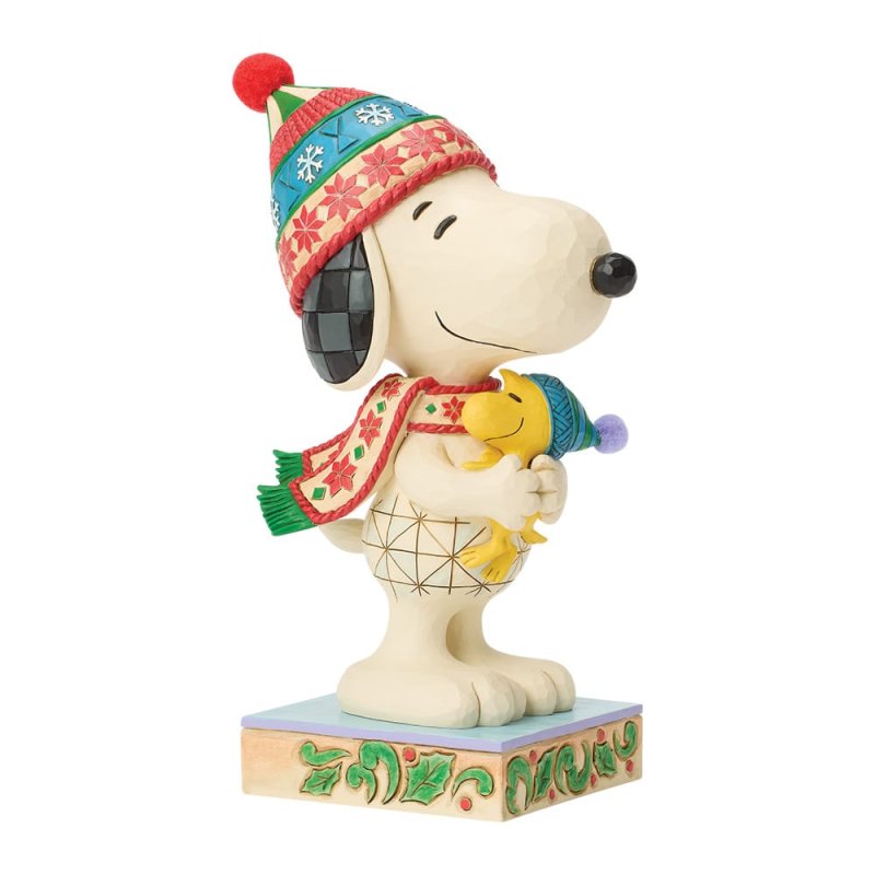 Peanuts by Jim Shore Snoopy Hugging Woodstock-Goviers