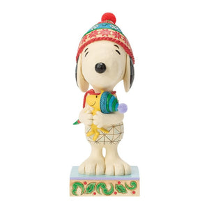 Peanuts by Jim Shore Snoopy Hugging Woodstock-Goviers