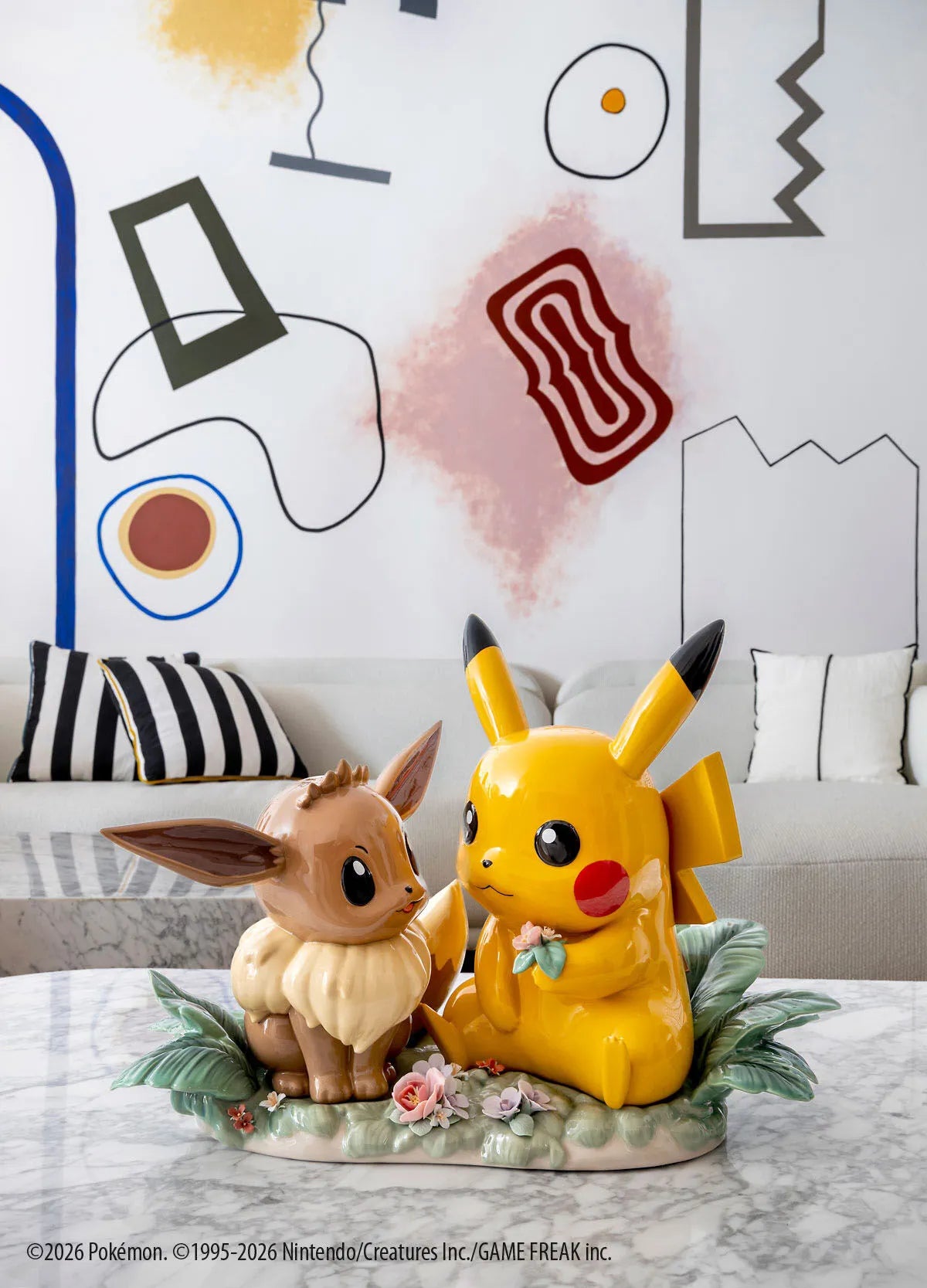 ™Pikachu™ & Eevee™ Sculpture. Limited Edition-Goviers