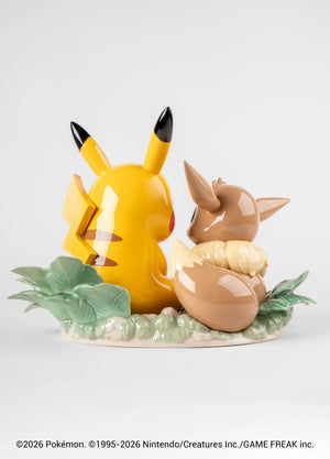™Pikachu™ & Eevee™ Sculpture. Limited Edition-Goviers