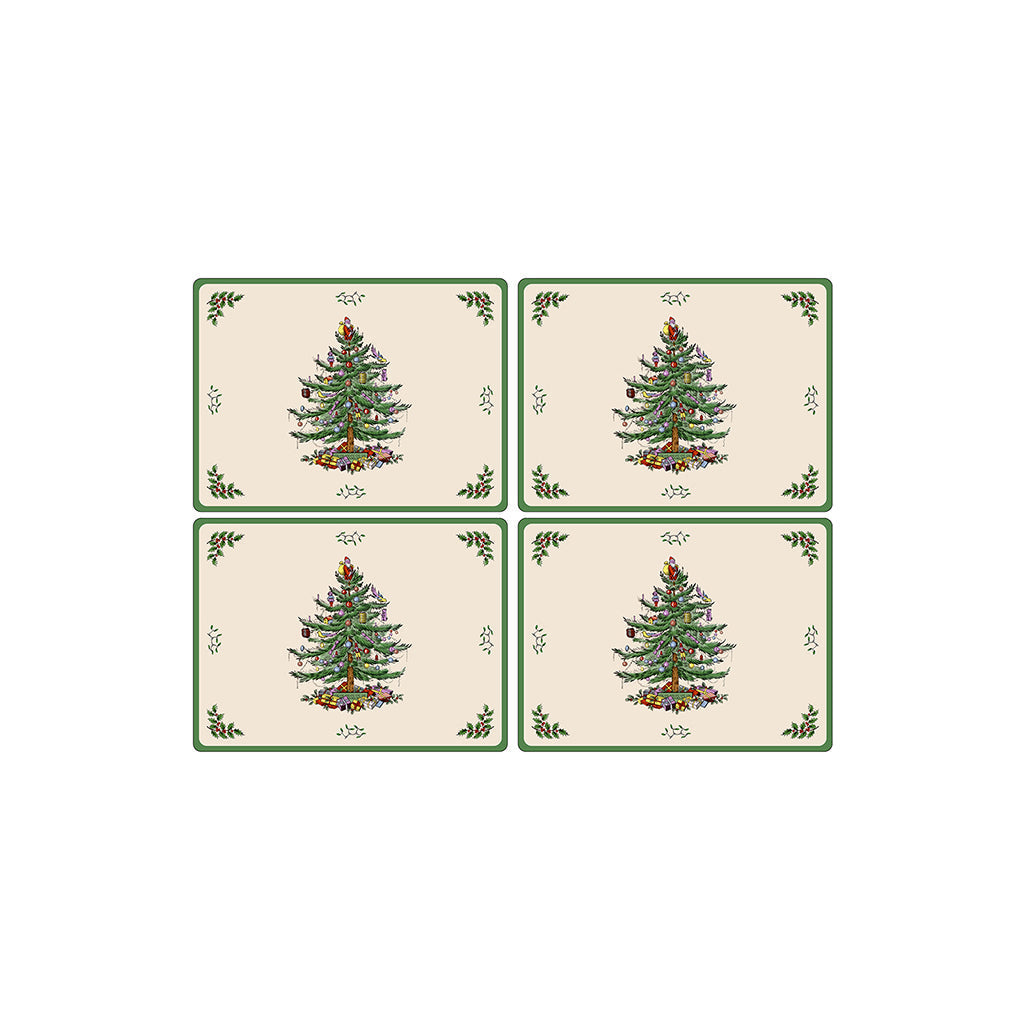 Pimpernel Christmas Tree Large Placemats Set of 4-Home & Garden > Kitchen & Dining > Barware > Coasters-Goviers