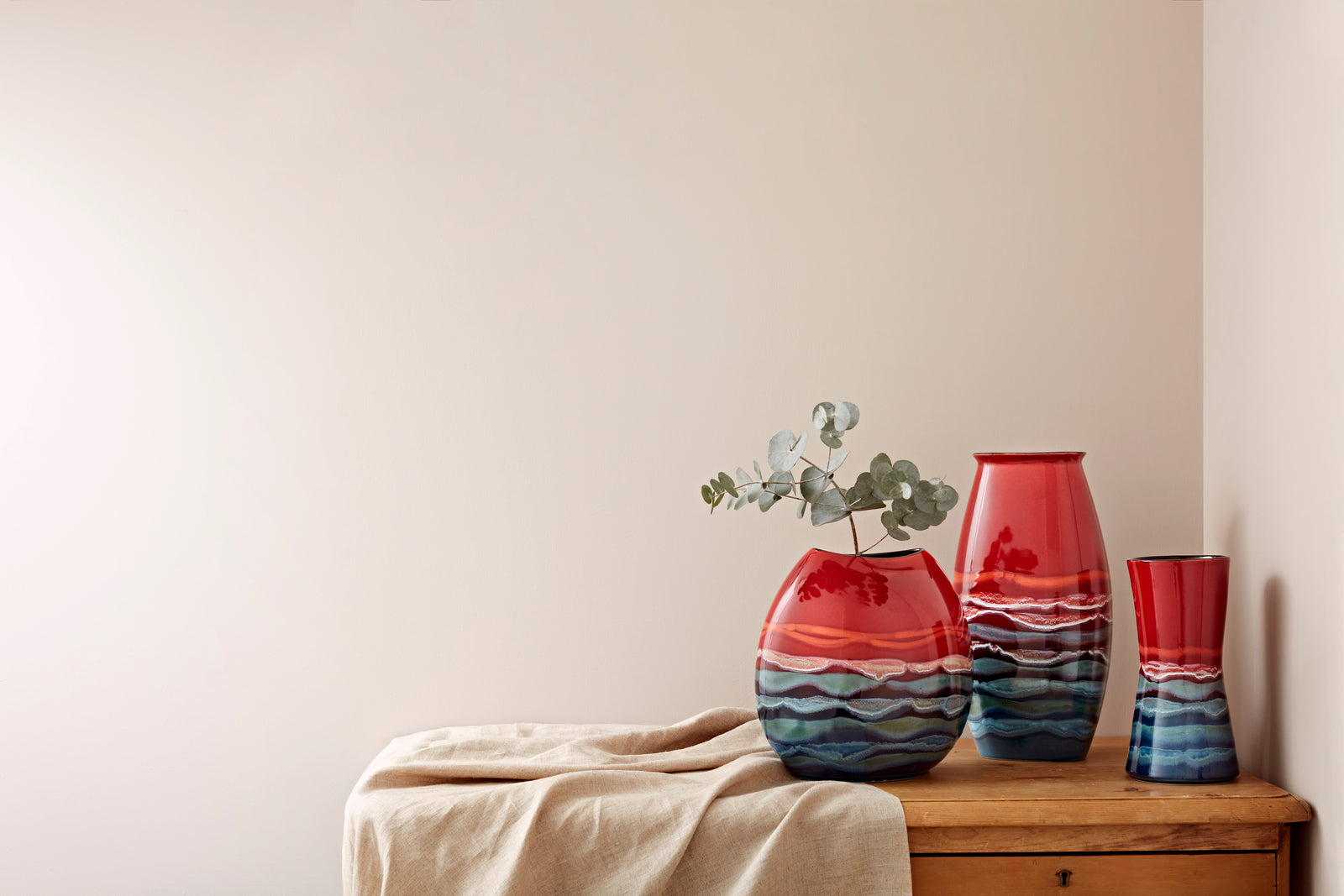 Poole Pottery Horizon 36cm Manhattan Vase-Goviers