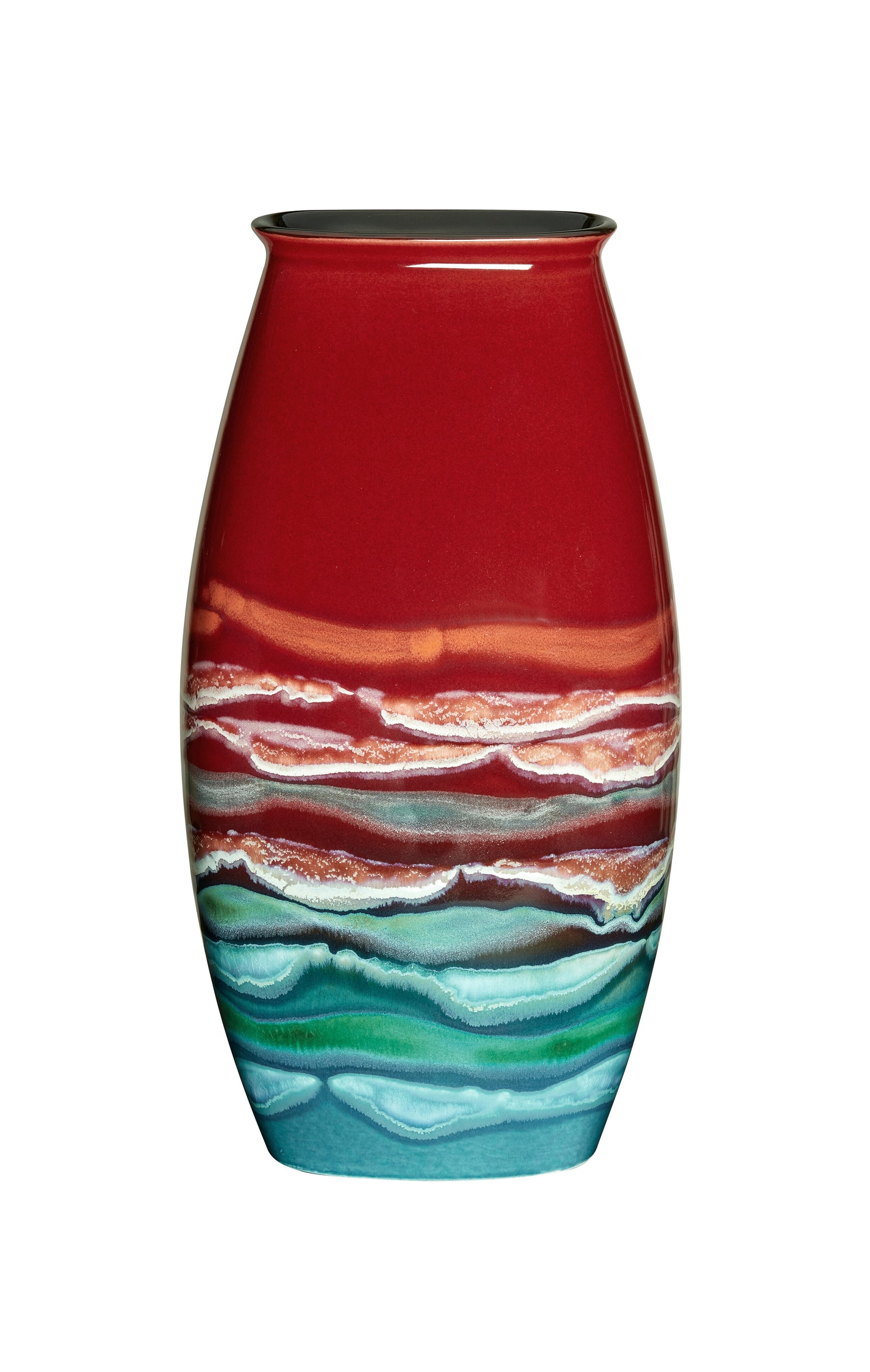 Poole Pottery Horizon 36cm Manhattan Vase-Goviers