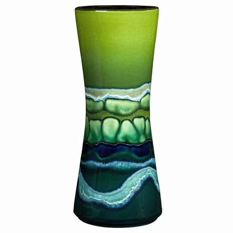 Poole Pottery Maya 24cm Hourglass Vase-Goviers