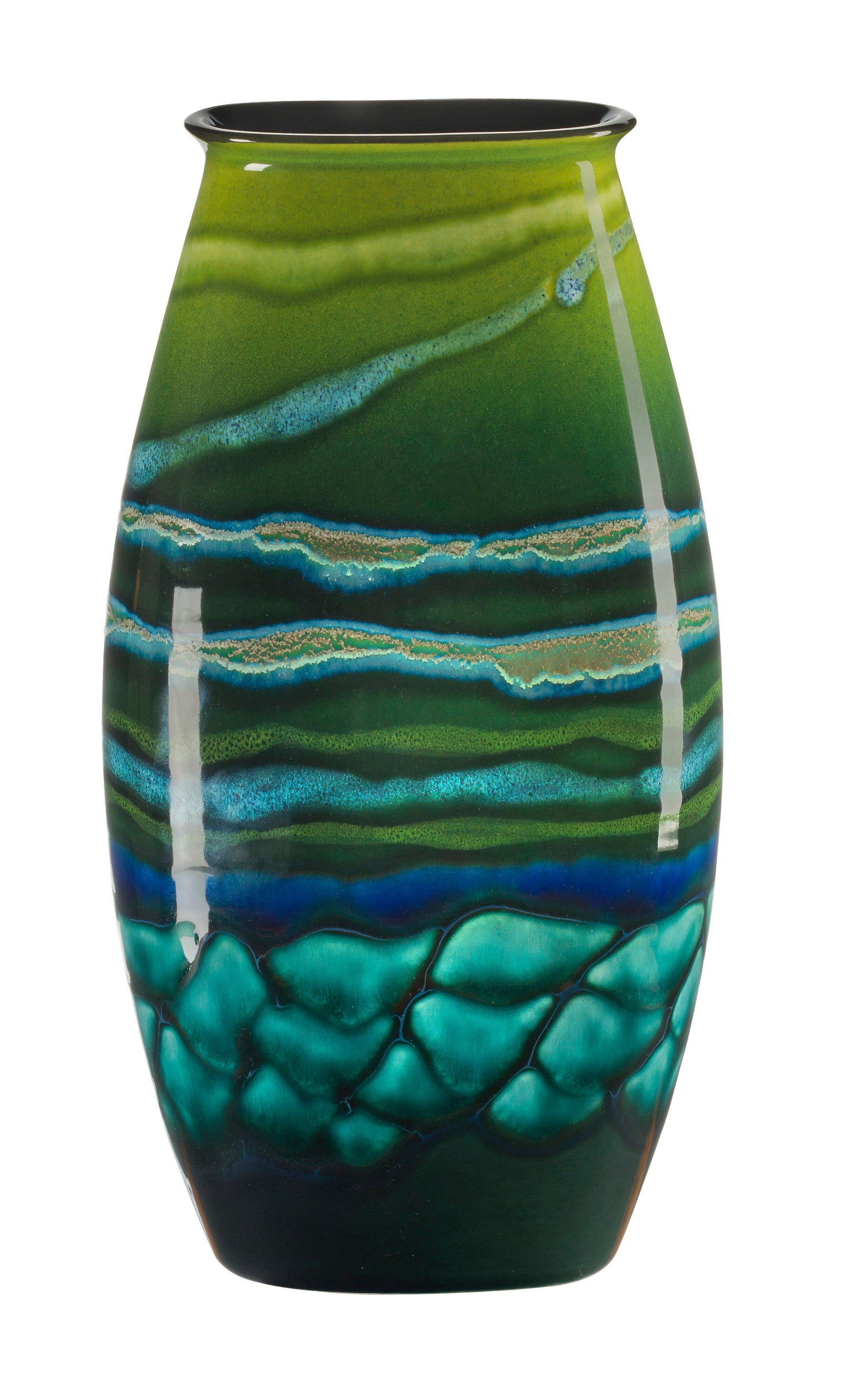 Poole Pottery Maya 36cm Manhattan Vase-Goviers