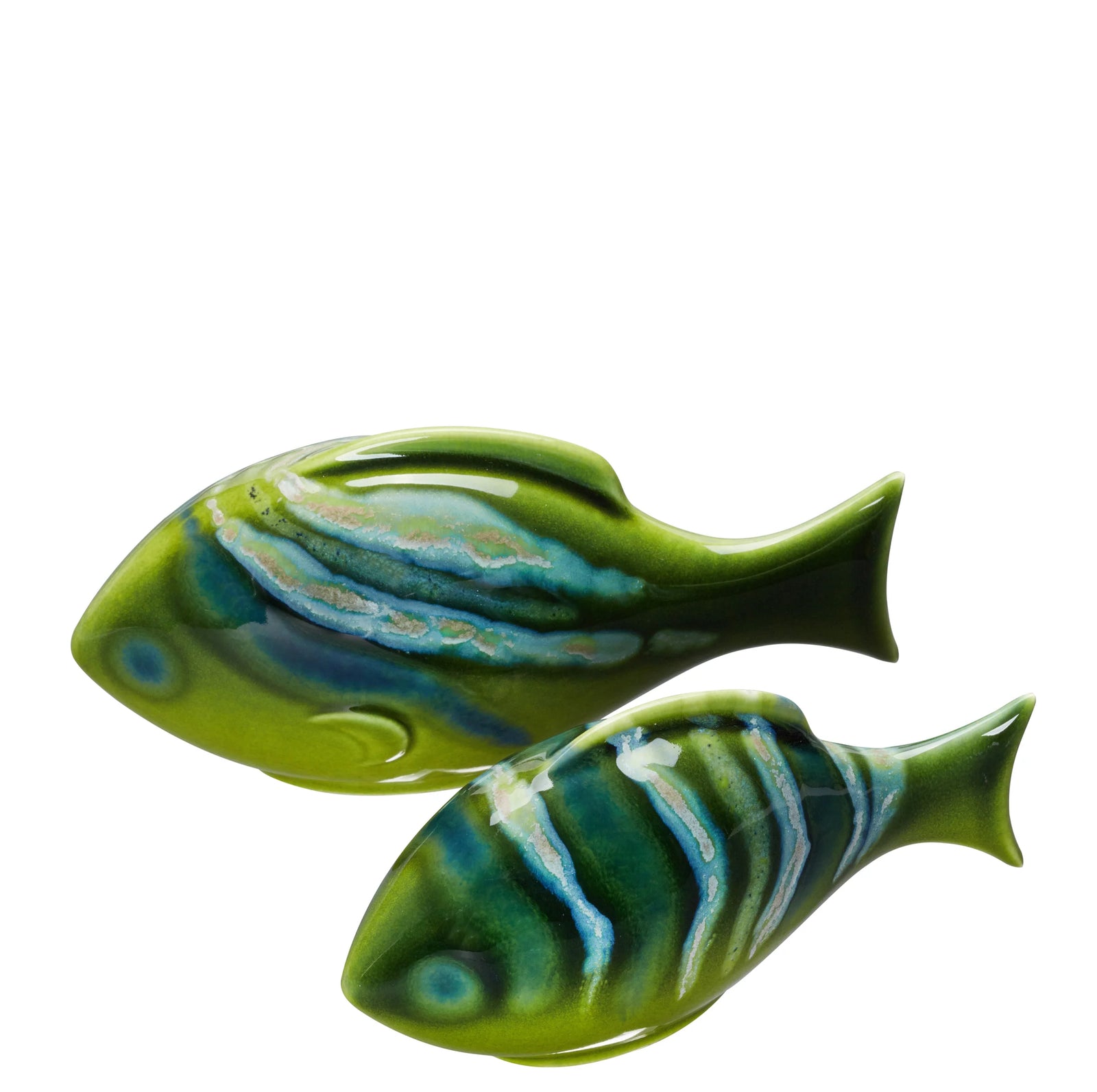 Poole Pottery Maya Fish Pair Mixed-Goviers