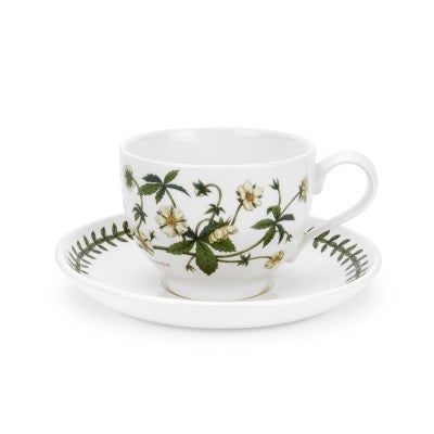 Portmeirion Botanic Garden Cinquefoil Breakfast Cup and Saucer-Goviers