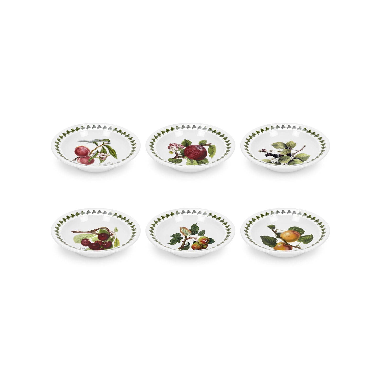 Portmeirion Pomona Assorted Cereal Bowls 15cm Set of 6-Goviers