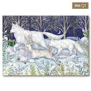 Victory Wooden Puzzles Winter Walk MINI QT Jigsaw