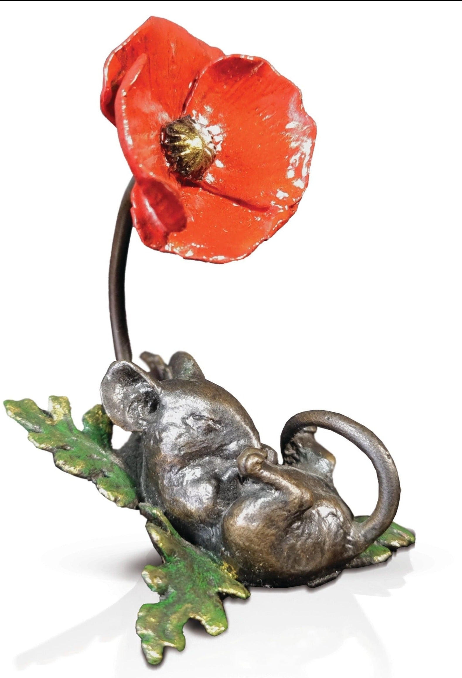 Richard Cooper Mouse asleep with Poppy-Goviers