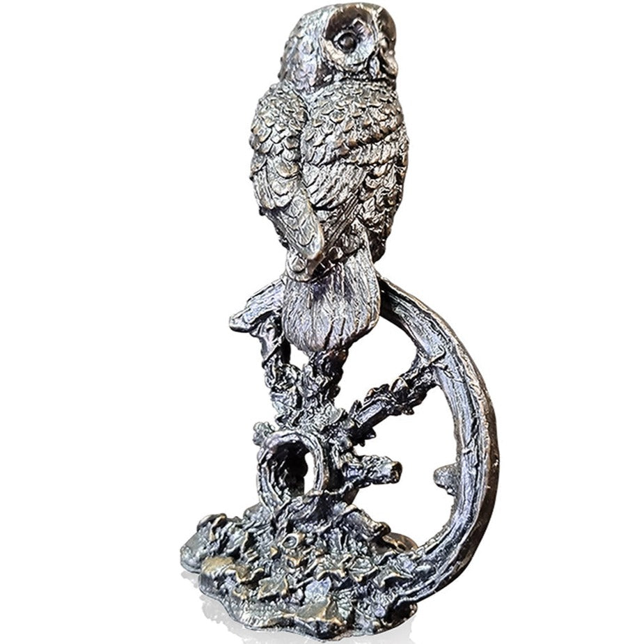 Richard Cooper Tawny Owl Small-Bronzes-Goviers