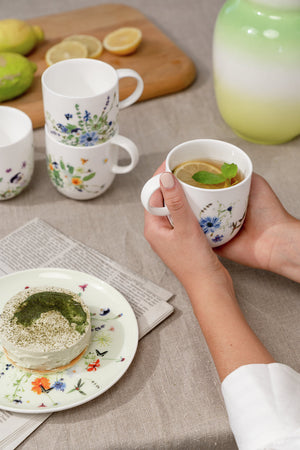 Rosenthal Brillance Grand Air Mug with Handle Set of 4-Goviers