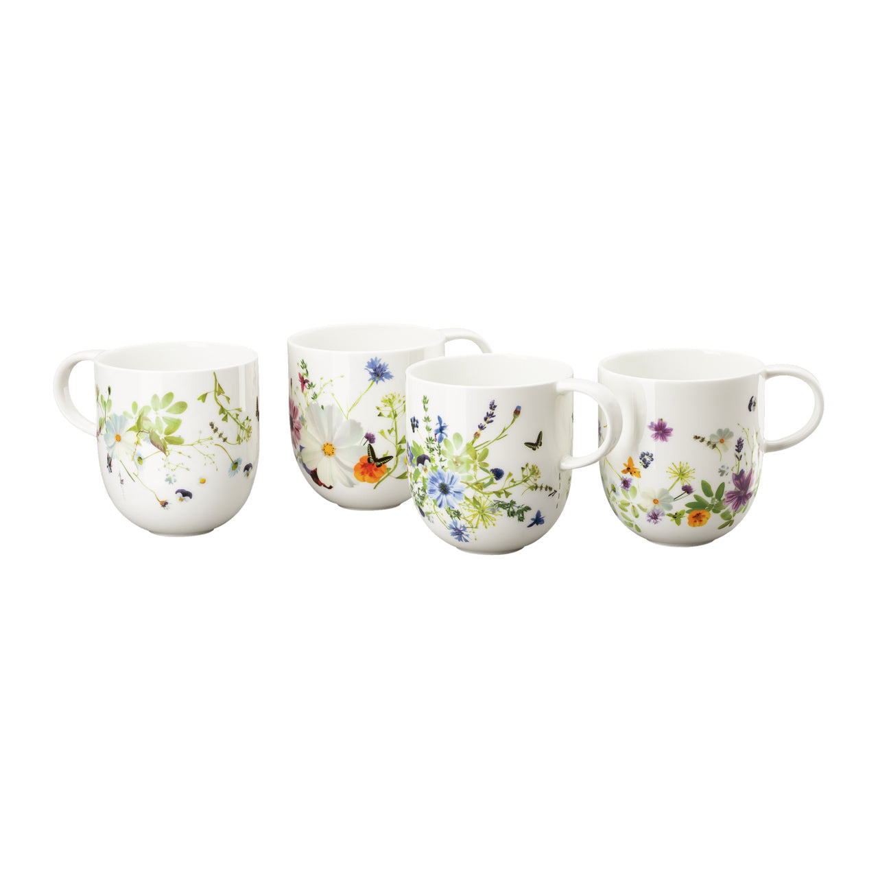 Rosenthal Brillance Grand Air Mug with Handle Set of 4-Goviers