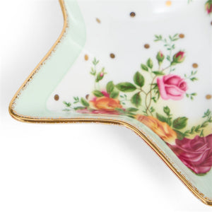 Royal Albert Old Country Roses Christmas Star Bowl 14cm-Goviers