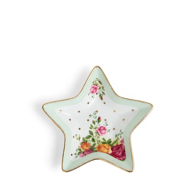 Royal Albert Old Country Roses Christmas Star Bowl 14cm-Goviers