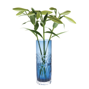 Royal Brierley Harris Ink Blue Large Vase-Goviers