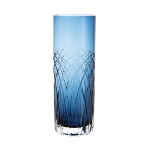 Royal Brierley Harris Ink Blue Large Vase-Goviers