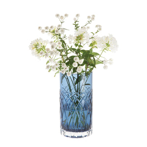 Royal Brierley Harris Ink Blue Medium Vase-Goviers