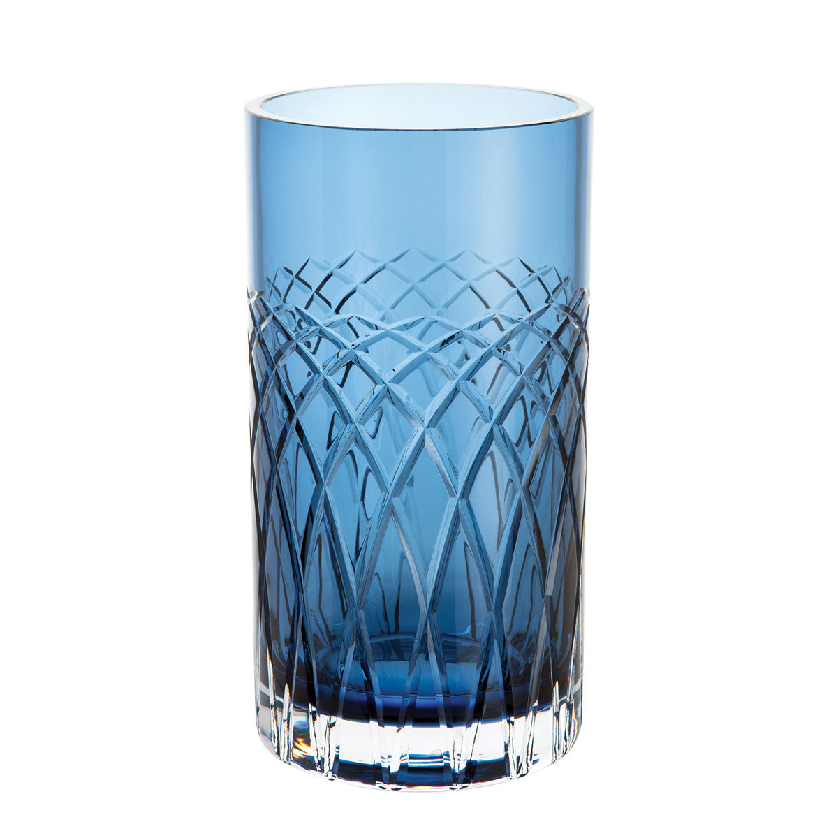 Royal Brierley Harris Ink Blue Medium Vase-Goviers