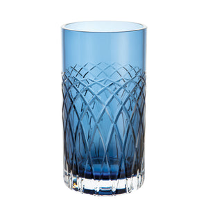 Royal Brierley Harris Ink Blue Medium Vase-Goviers
