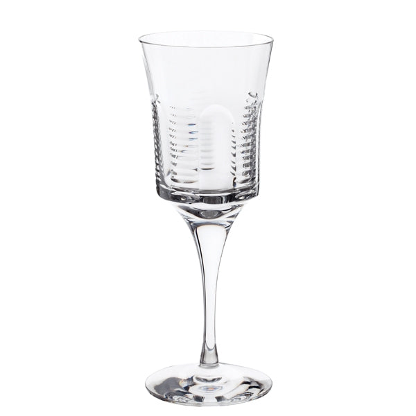 Royal Brierley Hartland Goblet Glass-Goviers
